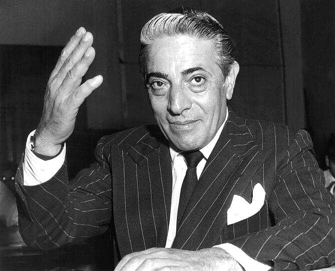 Reeder-Tycoon Aristoteles Onassis