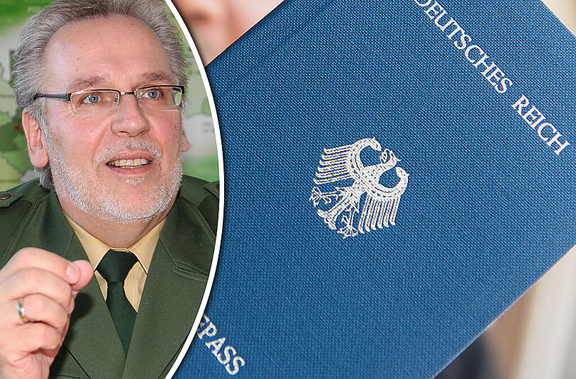 Polizeipräsident Robert Kopp (l) hat den Beamten mit sofortiger Wirkung vom Dienst ausgeschlossen.