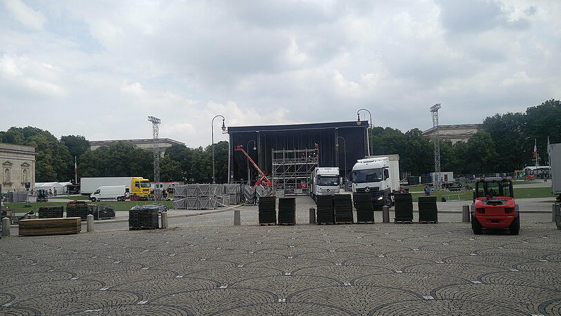 ...und "Die Toten Hosen" spielen werden.