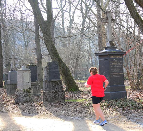 Impressionen aus der Maxvorstadt. Der Alte Nördliche Friedhof.