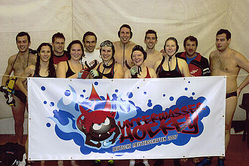 Das Team &bdquo;Nereiden und Tritonen" holte den ersten deutschen Meistertitel in Elmshorn.