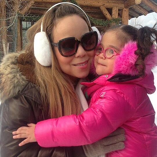 Mariah Carey mit ihrer kleinen Tochter Monroe