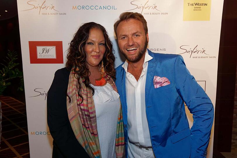Peter Gabor Sáfárik mit Allegra Curtis