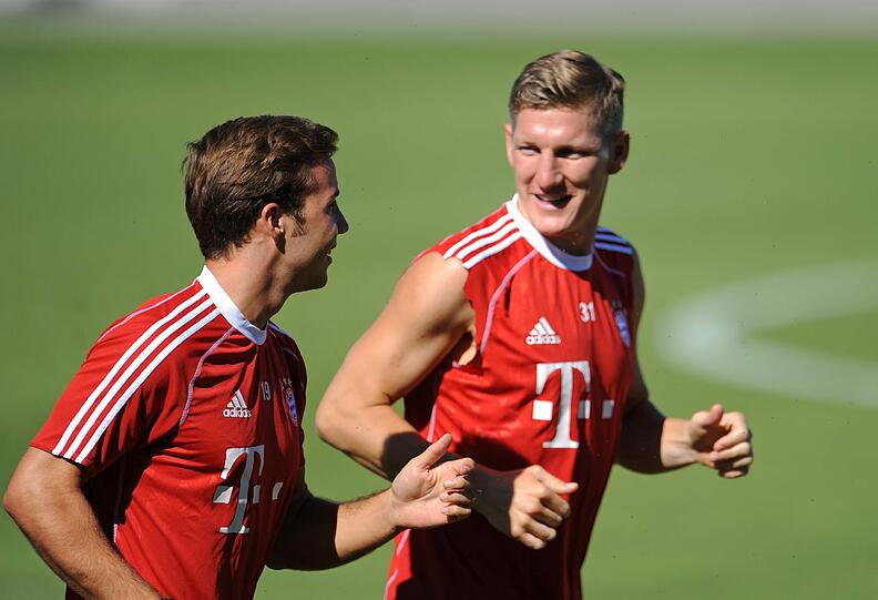 FC Bayern München: Bilder: Erstes Training mit Mario Götze - FC Bayern - Abendzeitung München