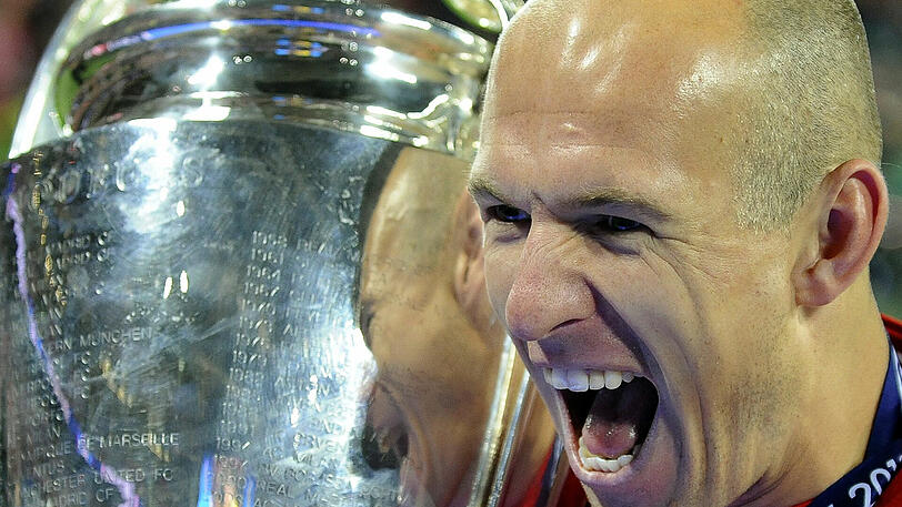 Noch einmal diesen Moment erleben: Arjen Robben träumt vom zweiten Champions-League-Gewinn.