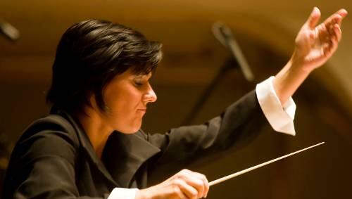 Dirigentin Agnes Nagorka. Dirigentin Agnes Nagorka.
