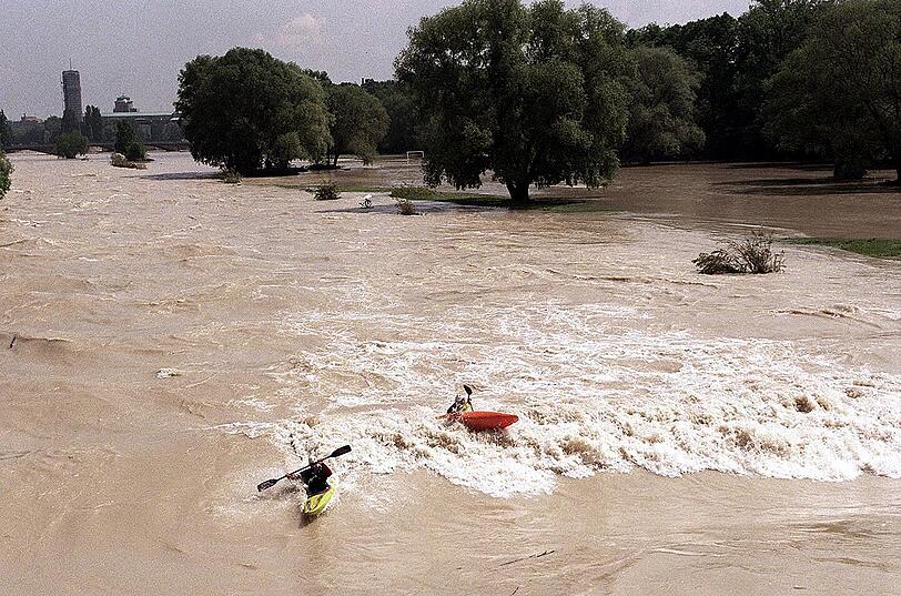 München säuft ab: Die spektakulären Bilder von den Überschwemmungen und vom Hochwasser