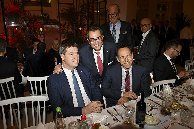 Dr. Markus Söder, Stavros Kostantinidis und Georg Anastasiadis