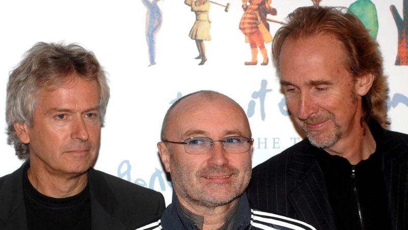Tony Banks (l-r), Phil Collins und Mike Rutherford haben acht Konzerte in Großbritannien angekündigt. Tony Banks (l-r), Phil Collins und Mike Rutherford haben acht Konzerte in Großbritannien angekündigt.