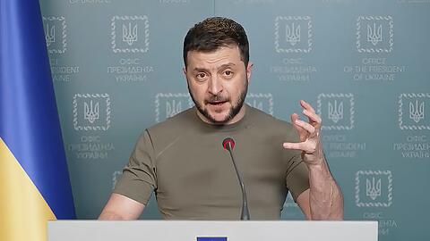 "Wir werden kämpfen": Wolodymyr Selenskyj.