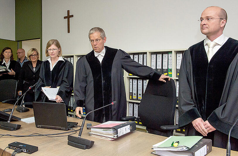 Schuldig? Richter Peter Noll und seine Strafkammer entscheiden.