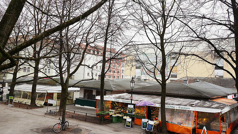 Die Standl am Elisabethmarkt sollen abgerissen werden. Die Standl am Elisabethmarkt sollen abgerissen werden.
