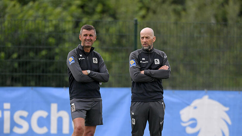 Für das Sportliche beim TSV 1860 verantwortlich: Michael Köllner (li.) und Günther Gorenzel.
