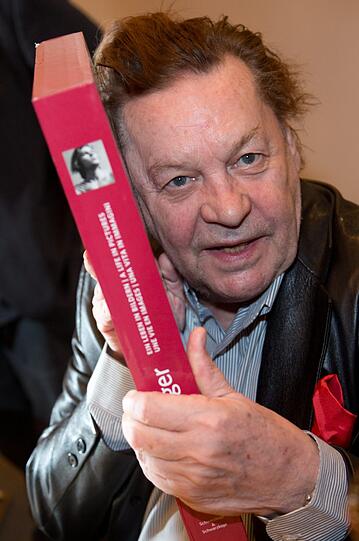 Helmut Berger stellte im Hotel Regent am 01. November 2012 in Berlin den Fotoband  "Helmut Berger: Ein Leben in Bildern" vor.