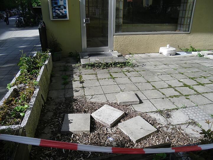 Sieht aus wie eine Baustelle - aber hier tut sich nichts.