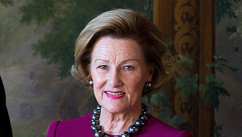 Königin Sonja im Königspalast in Oslo - der jetzt auch ihr Büro beherbergt Königin Sonja im Königspalast in Oslo - der jetzt auch ihr Büro beherbergt