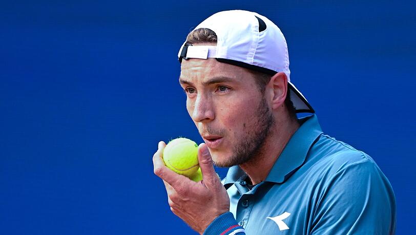Jan-Lennard Struff in Aktion.