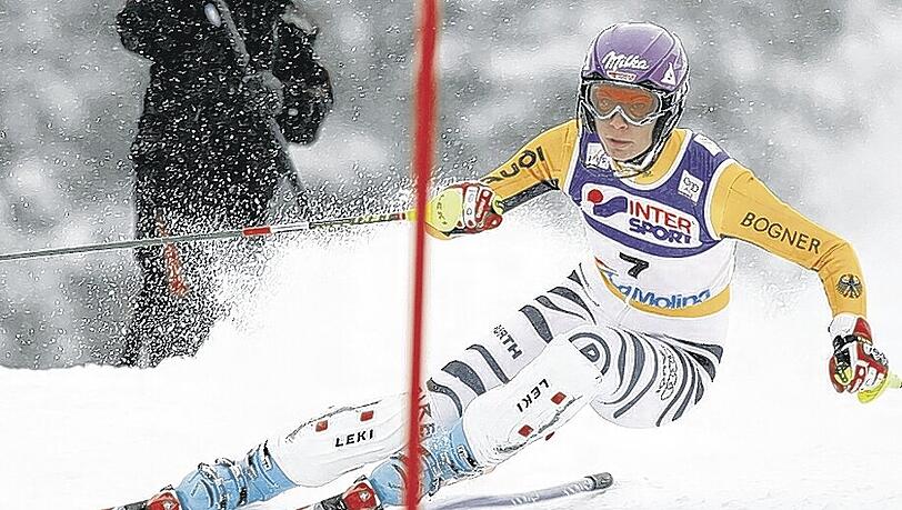 Maria Riesch, die deutsche Vor-Fahrerin, hat am Sonntag im Slalom ihren ersten Sieg dieser Saison errungen. Foto: AP Maria Riesch, die deutsche Vor-Fahrerin, hat am Sonntag im Slalom ihren ersten Sieg dieser Saison errungen. Foto: AP