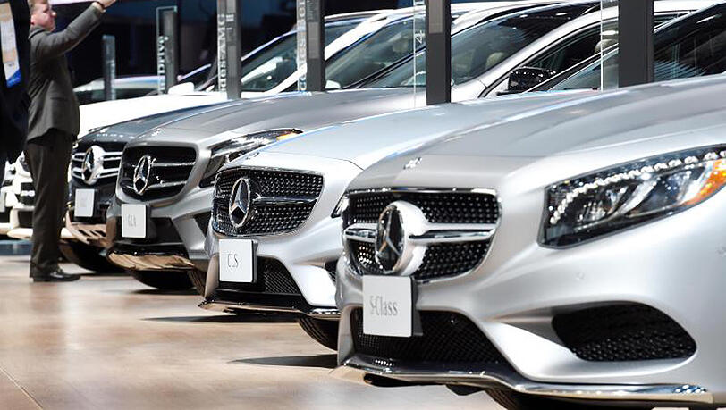 Die Stammmarke Mercedes-Benz hatte in den ersten drei Monaten des Jahres 560.625 Autos verkauft - ein Plus von 16 Prozent.