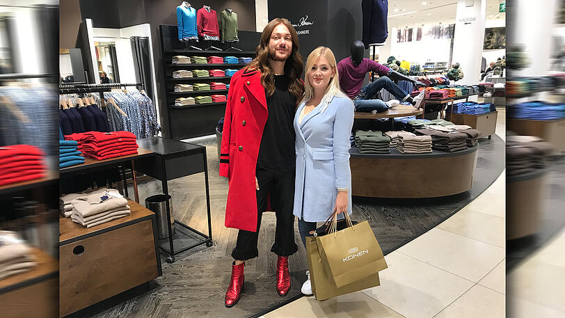 Der Instagram-Star und die AZ-Userin haben knapp 500 Euro in München vershoppt. 