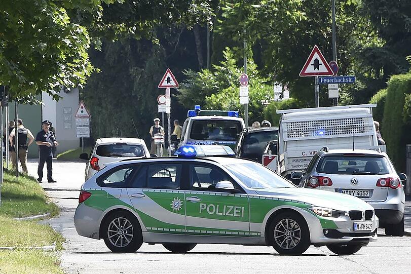 Die Bilder von der Räumungsübung im Gefängnis Stadelheim.