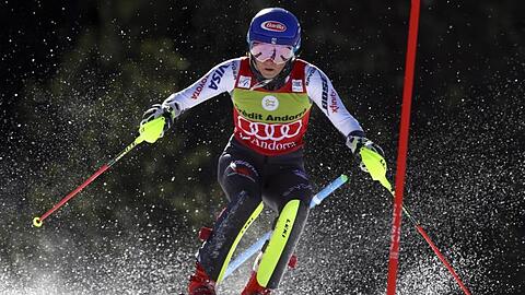 Mikaela Shiffrin gewinnt auch den Slalom in Soldeu.