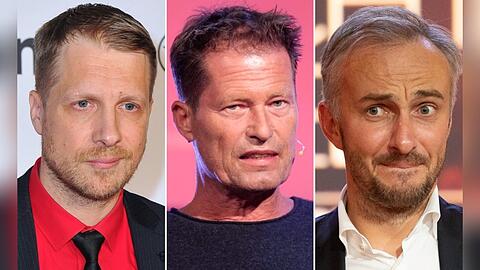Oliver Pocher (li.) und Jan Böhmermann (re.) haben auf Til Schweigers kritische Worte eine Antwort.