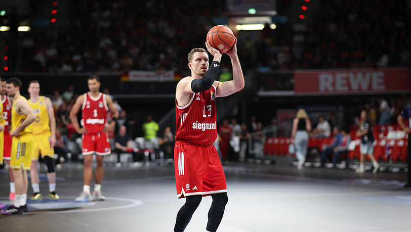 Dreierspezialist beim FC Bayern Basketball: Andreas Obst. Dreierspezialist beim FC Bayern Basketball: Andreas Obst.