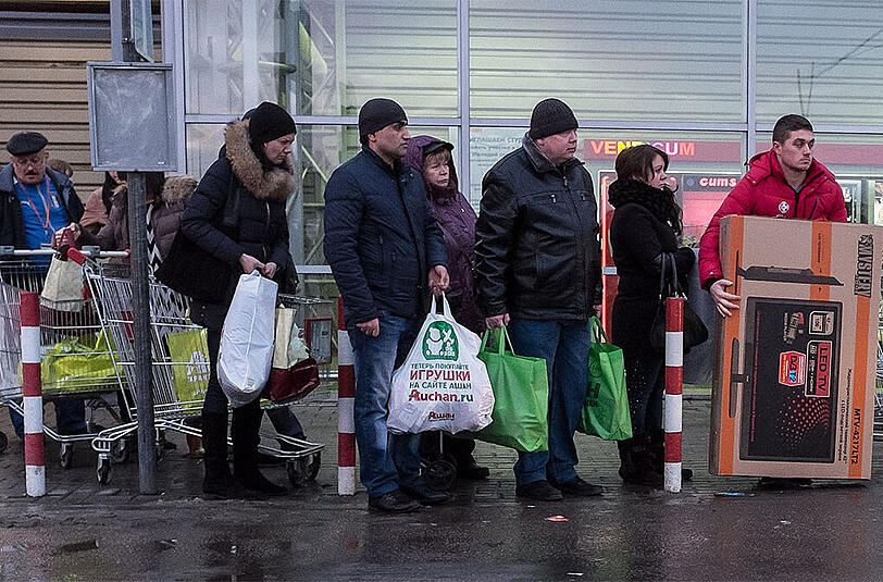 Russland steuert nun auf eine große Rezession zu.