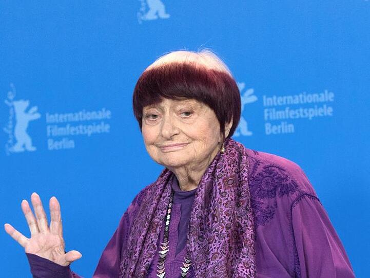 Die 90-jährige Agnes Varda auf der Berlinale.