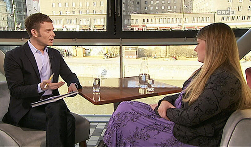 Natascha Kampusch im Interview mit dem ORF.