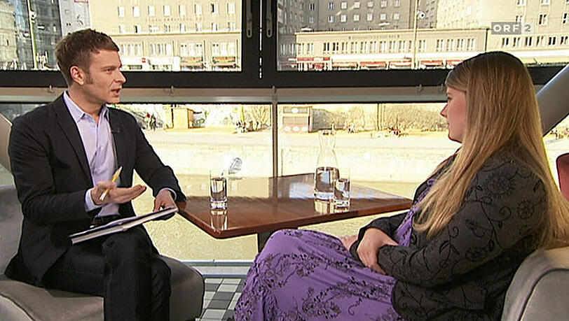 Natascha Kampusch im Interview mit dem ORF. Natascha Kampusch im Interview mit dem ORF.