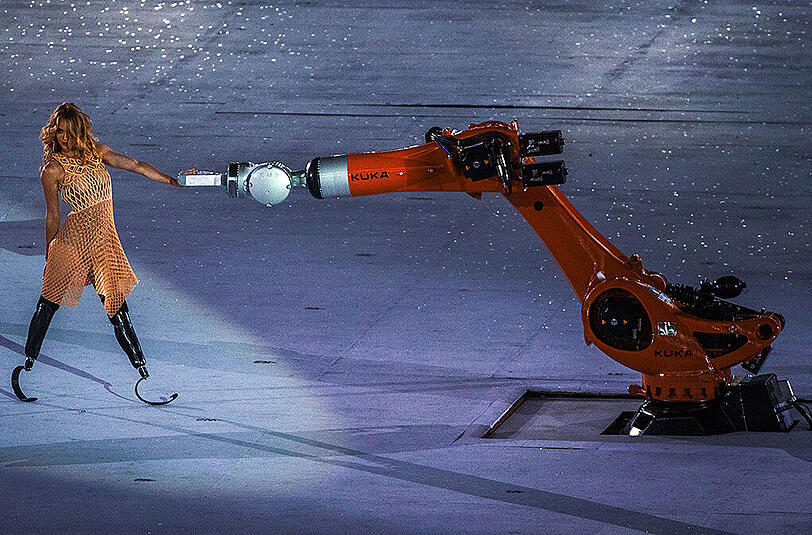 Die Bilder der emotionalen Eröffnungsfeier der paralympischen Spiele in Rio.