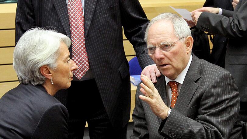 Verstehen sich: IWF-Chefin Christine Lagarde und der scheidende Bundesfinanzminister Wolfgang Schäuble.