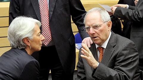 Verstehen sich: IWF-Chefin Christine Lagarde und der scheidende Bundesfinanzminister Wolfgang Schäuble.