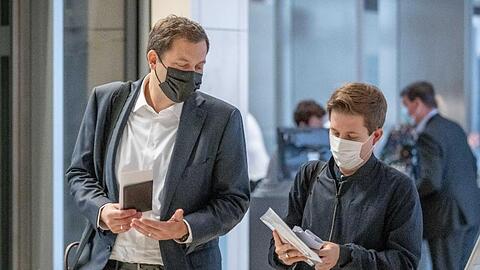 SPD-Generalsekretär Lars Klingbeil (l) und sein mutmaßlicher Nachfolger Kevin Kühnert.