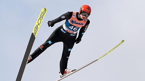 Belegt als bester deutscher Springer in Sapporo den zwölften Platz: Karl Geiger.