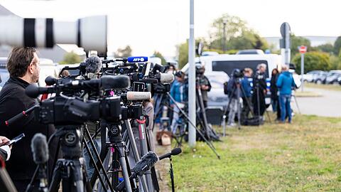 Vor Ort waren viele Medienvertreter.