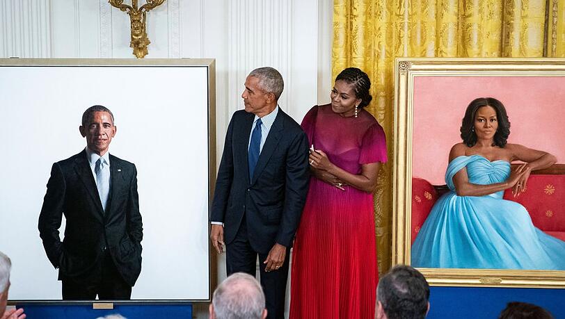 An der offiziellen Enthüllungszeremonie nahmen auch US-Präsident Joe Biden und dessen Ehefrau Jill teil.