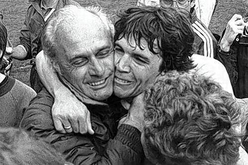 Wenn Bayern feiern, anno 1985: Udo Lattek, damals mit Lothar Matthäus.