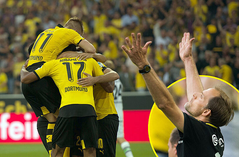 Klopp-Nachfolger Tuchel feiert mit dem BVB bei seiner Trainer-Premiere einen spektakulären 4:0-Erfolg gegen Borussia Mönchengladbach.