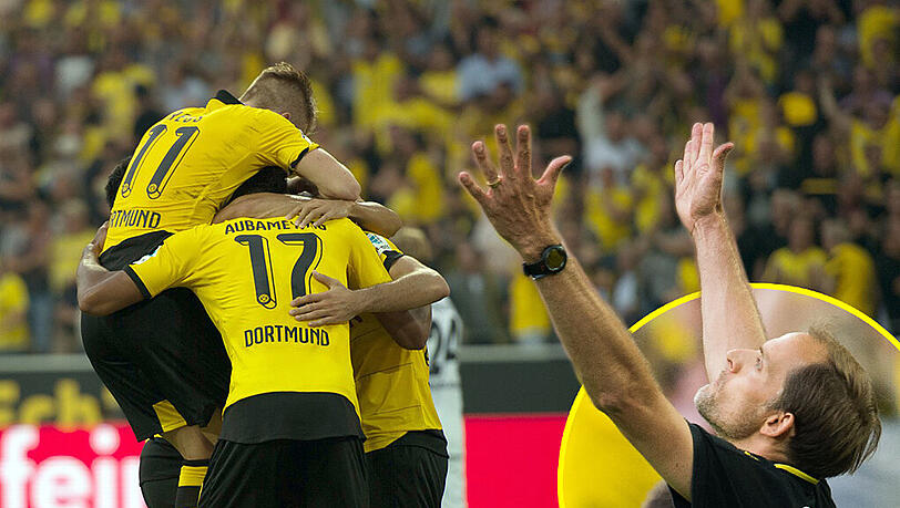 Klopp-Nachfolger Tuchel feiert mit dem BVB bei seiner Trainer-Premiere einen spektakulären 4:0-Erfolg gegen Borussia Mönchengladbach. Klopp-Nachfolger Tuchel feiert mit dem BVB bei seiner Trainer-Premiere einen spektakulären 4:0-Erfolg gegen Borussia Mönchengladbach.