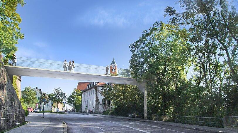So soll die Brücke am Giesinger Berg nach der Idee von Architekten mal aussehen.
