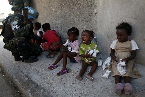 Sie können sich nicht selbst schützen: die Kinder aus Haiti