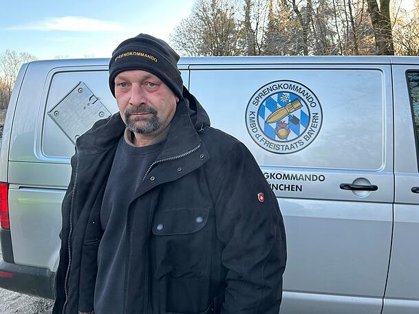 Sprengmeister Sebastian Braun entschärft seit 20 Jahren Bomben.