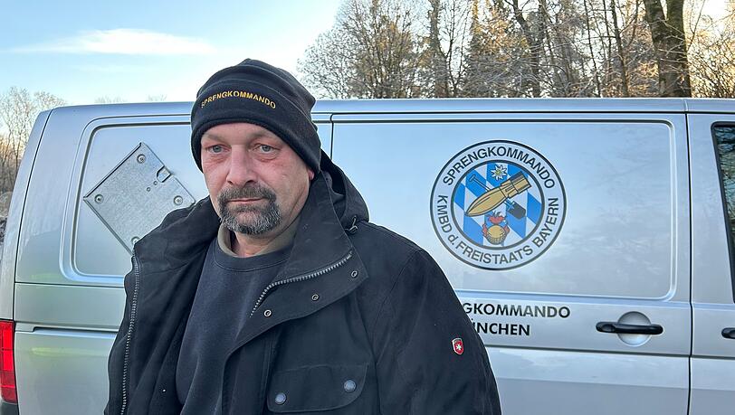 Sprengmeister Sebastian Braun entschärft seit 20 Jahren Bomben.