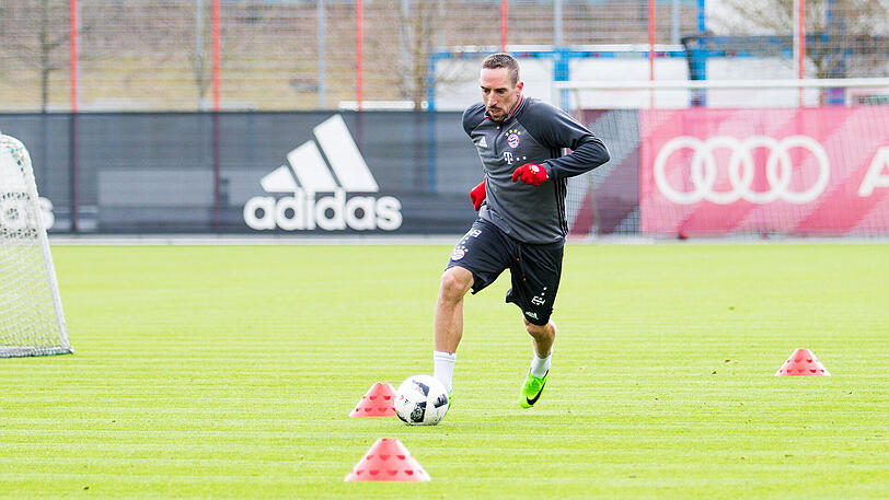 Fleißig, fleißig: Franck Ribéry.
