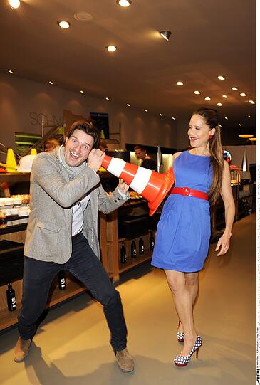 Stars feiern im Restaurant Olympiasee eine kulinarische Party: Mit dabei Doreen Dietel, Wigald Boning, Simone Ballack