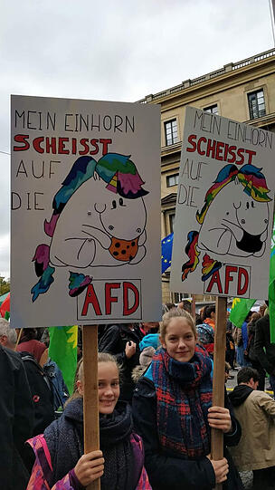 Eindrücke von der Demonstration "Jetzt gilt's" am Odeonsplatz in München.