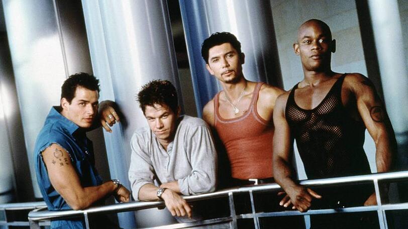 1998 spielten Antonio Sabato Jr., Mark Wahlberg, Lou Diamond und Bokeem Woodbine (v.l.n.r.) in "The Big Hit"